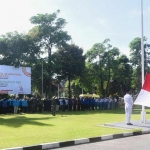 Upacara Peringatan Hari Sumpah Pemuda di halaman Balai Kota Kediri. Foto: Ist