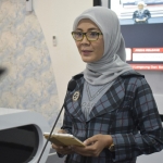 dr. Murti Rukiyandari, Jubir Gugus Tugas Percepatan Penanganan Covid-19 Kabupaten Trenggalek. foto: HERMAN/ BANGSAONLINE