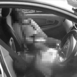 Sejoli yang ditemukan tewas dalam mobil di Surabaya.