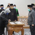 Suasana mutasi yang dipimpin Sekretaris Daerah (Sekda) Kota Probolinggo, Ninik Ira Wibawati. 