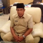 Kepala DPP-KB Drs M Pua Jiwa, MSi saat di kantornya.