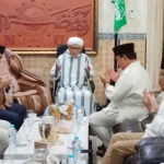 Suasana pertemuan Prabowo Subianto dengan Rais Aam PBNU, Kiai Miftachul Akhyar. Foto: Ist 