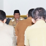 Wakil Bupati Lamongan, Abdul Rouf, saat memberikan tausiyah.