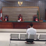 Sidang kasus mutilasi di PN Kota Kediri. Foto: Ist