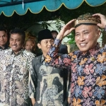 Kepala Dinas Pariwisata Provinsi Jawa Timur Sinarto, S.Kar, MM, Wakil Bupati Kabupaten Trenggalek Mochamad Nur Arifin, dan Asisten Perekonomian dan Pembangunan Provinsi Jawa Timur Dr. Ir. Wahid Wahyudi, MT.