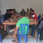 Beberapa pengusaha tambang di Magetan menggelar rapat koordinasi di rumah Suryo Bintoro "Ambing" pengusaha Gorang-gareng. foto: nanang ari/BANGSAONLINE