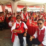 TEMU KANGEN TKI: Sekkab Kng. Djoko Sulistio Hadi bersama para Kepala OPD saat acara gathering Pemkab Gresik di Malaysia.