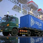 Kontainer milik Pelni. Foto: Humas Pelni
