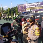 Kapolresta Banyuwangi Kombes Pol Arman Asmara Syarifuddin usai launching Banyuwangi Tangguh.