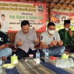 Cabup Qosim ketika hadiri deklarasi Paguyuban Sopir Gresik. (foto: ist)