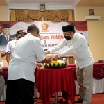 Suasana saat acara tasyakuran DPC Gerindra Kota Probolinggo.