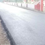 Proyek pengaspalan jalan di Desa Gebangan Kecamatan Kapongan. 