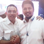 Sekretaris DPD Partai Demokrat? Jatim, Renville Antonio (kanan) ditunjuk Demokrat untuk ikut menyusun tim pemenangan Khofifah-Emil.