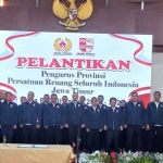 Suasana pelantikan Ketua Umum PRSI Jatim.