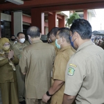 Suasana saat ASN Pemkab Sumenep melakukan halal bihalal.