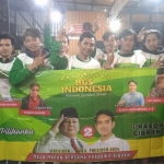 RGS Indonesia Kecamatan Ujungpangkah saat mengampanyekan Prabowo-Gibran. Foto: Ist.