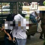 Tiga siswa digelandang ke Kantor Satpol PP. foto: istimewa