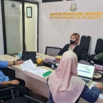 Jajaran BPJS Kesehatan Cabang Mojokerto saat berkoordinasi dengan kejaksaan.