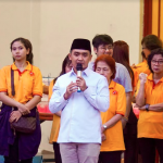 Wakil Wali Kota Pasuruan, Adi Wibowo saat menghadiri Buka Puasa Bersama di Klenteng Tjow Tiek Kiong