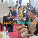 Ketua KPU Kota Batu, Heru Joko Purwanto, saat berada di TPS 014 Desa/Kecamatan Junrejo.