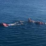 kejadian serangan darah tinggi saat berenang di laut. foto: repro mirror.co.uk