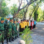 Selesai apel pengecekan, kelompok per kelompok pun dibagi berdasarkan sektor masing-masing.