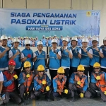 Peserta apel siaga kelistrikan yang digelar PLN UP3 Madura dalam rangka menyambut Idul Adha 1446 H.