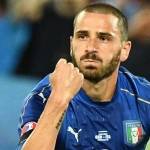 Leonardo Bonucci saat tampil di Euro 2016. foto: Vincenzo Pinto/AFP/Getty Images