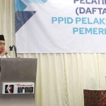 Wakil Wali Kota Pasuruan, Adi Wibowo, saat memberi sambutan.