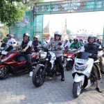 Bupati dan Kapolres Jombang saat ikuti Riding to Muassis