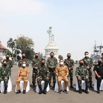 Hari ini (Selasa, 24/8/2021), rombongan Wali Kota dan Wawali Surabaya, Sekretaris Daerah Kota Surabaya, dan Asisten Perekonomian dan Pembangunan berkunjung ke Markas Koarmada II. (foto: ist)