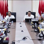 Sekjen Kementerian ATR/BPN, Pudji Prasetijanto Hadi, saat menghadiri rapat penyusunan rencana aksi RB.  