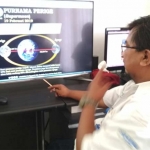 Kepala Kelompok Observasi dan Teknisi BMKG Tuban, Andrie Wijaya.