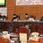 Suasana saat rapat paripurna di Gedung DPRD Kota Probolinggo.