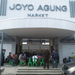 Pasar modern Joyo Agung Market Merjosari yang dipersoalkan warga RW 11 Kelurahan Merjosari, Lowokwaru Kota Malang. foto: IWAN IRAWAN/ BANGSAONLINE