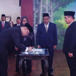 Pelantikan Lucky Danardono sebagai Pj Sekdakot Pasuruan.