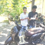 Dua komplotan pelaku pencurian sepeda motor yang berhasil diringkus Petugas Reskrim Polsek Wonoayu.