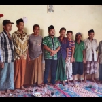 Hotib Marzuki saat berada di Desa Beringin, Kecamatan Labang, Kabupaten Bangkalan, Jumat (20/11/20).