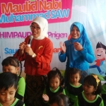 Himpunan Ibu Paudi se-Kec. Prigen Gelar acara Hari Ibu bersama Istri Bupati Pasuruan Hj. Lulis Irsyad di Saygon, Sukorejo, Pasuruan, Kamis (14/12).