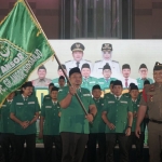 Prosesi pelantikan PC GP Ansor Sidoarjo 2024-2028, Minggu (20/7/2025) malam. foto ist