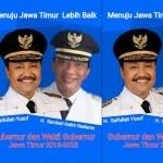 Duet Cagub-Cawagub Jatim, Gus Ipul-Sambari yang beredar di masyarakat. foto: SYUHUD/ BANGSAONLINE