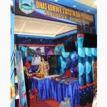 Stand pameran oroduk KIM milik Diskominfo Kabupaten Probolinggo.