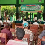 BERBURU TIKUS. Sosialisasi lomba berburu tikus kepada perwakilan desa di Pendopo Kecamatan Kanor, Rabu (2/6/2021). (foto: ist)