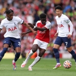 Arsenal ditahan imbang Spurs 2-2 pada pekan ke-6 Premier League di Emirates Stadium. 