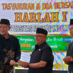 Bupati Blitar, Rijanto, saat menghadiri Harlah pertama Universitas Madani Indonesia.