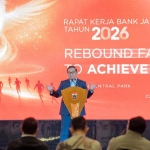 Gubernur DKI Jakarta, Pramono Anung, saat memberi sambutan.