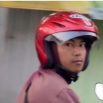 Tampang pria yang diduga pelaku begal payudara di Simpang 4 Habibi. (tangkapan layar)