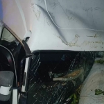 Kondisi truk muatan 25 ton usai mengalami laka