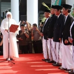 Gubernur Jawa Timur Khofifah Indar Parawansa mengukuhkan Badan Pengelola Masjid Nasional Al Akbar Surabaya periode 2019-2024. foto: ist