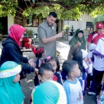 Wali Kota Probolinggo, Habib Hadi Zainal Abidin, saat menghadiri kegiatan di Kecamatan Kanigaran.